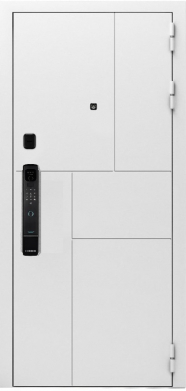 Стальная дверь Интекрон СПАРТА WHITE HOGO P05